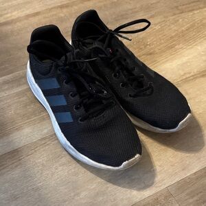 Adidas Black Sneakers with White Accents